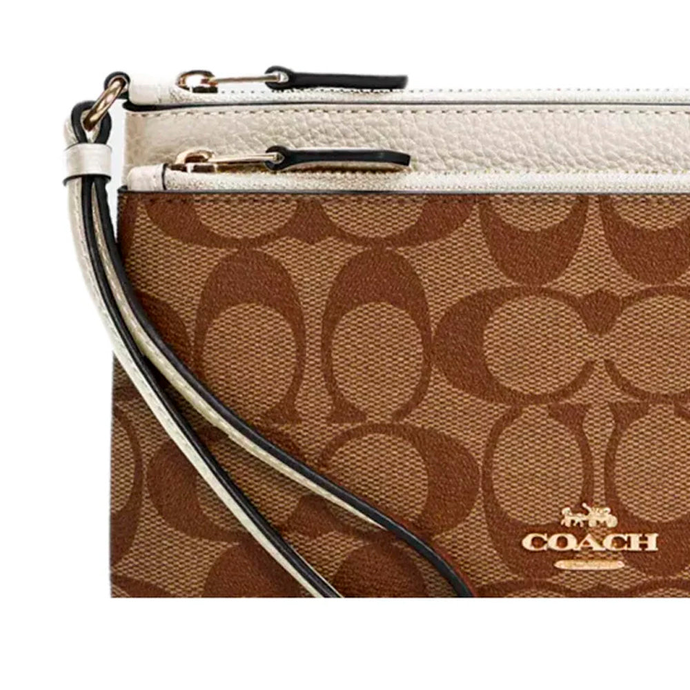 Bolso de mano Double Zip Signature Coach - Coach