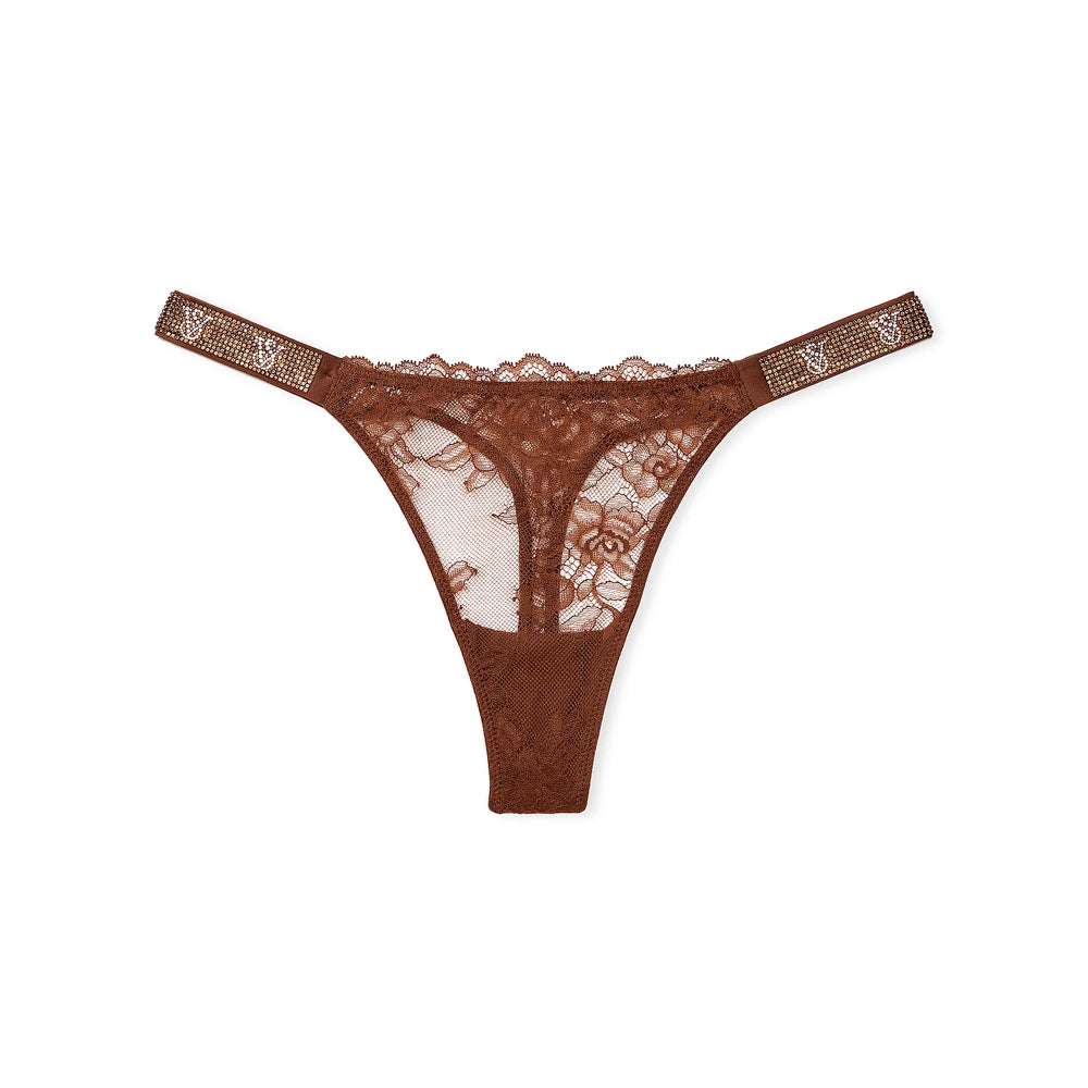 Pantie Strap Shine Rose Lace Victoria's Secret