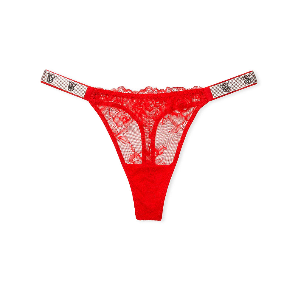 Pantie Strap Shine Rose Lace Victoria's Secret