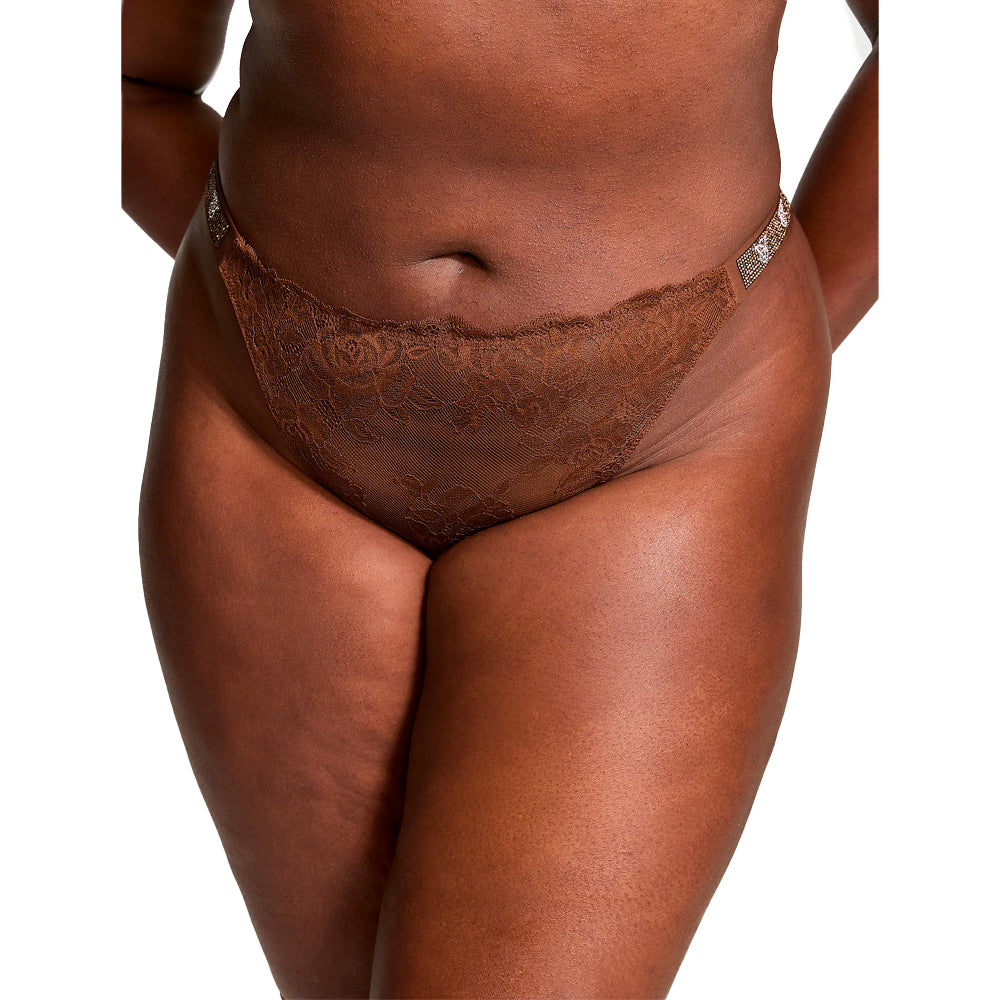 Pantie Strap Shine Rose Lace Victoria's Secret