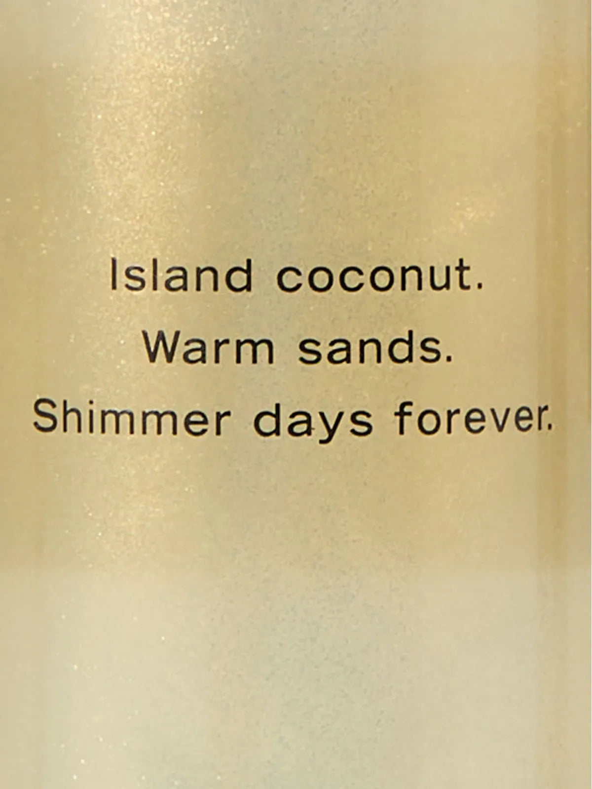 Mist Corporal Coconut Passion Shimmer