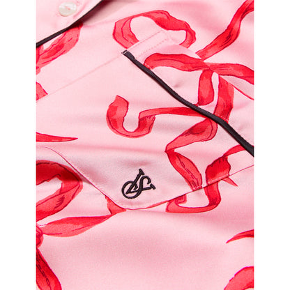 Set de Pijama Largo Satín Lazos Victoria's Secret