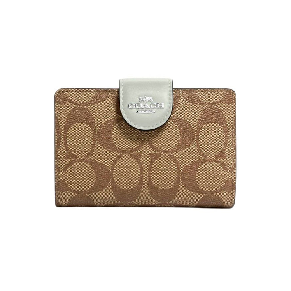 Billetera Corner Zip Signature Coach - Coach