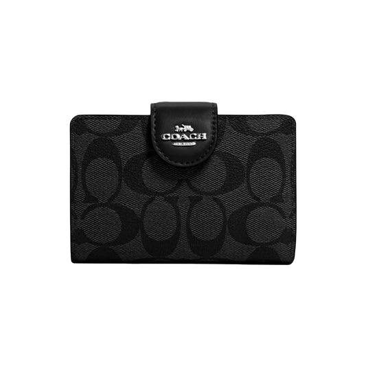 Billetera Corner Zip Signature canvas Coach - Coach